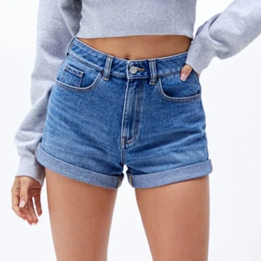 PacSun Medium Blue Mom Shorts Sz 30